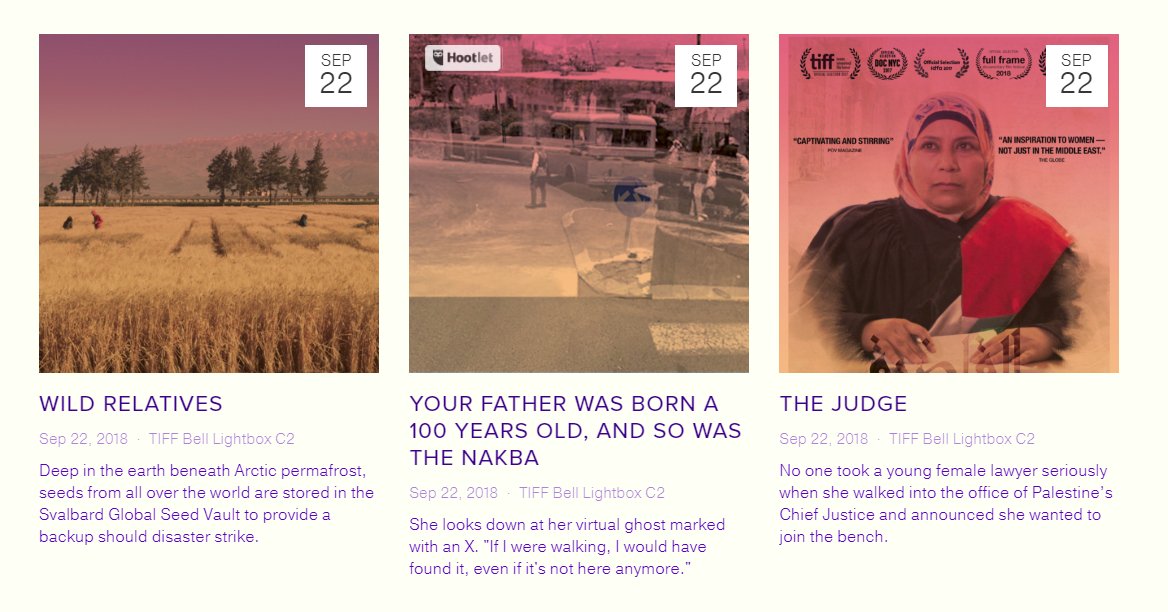 MEDIAinTORONTO's tweet photo. Hashtag of the day #TPFF2018 @TPFF the 11th #toronto #palestine Film Festival tickets: https://t.co/vGiY9TSSDs  #Documentary #فلسطين  https://t.co/vBvpuEcRyW https://t.co/ZP9Xl4FLN8