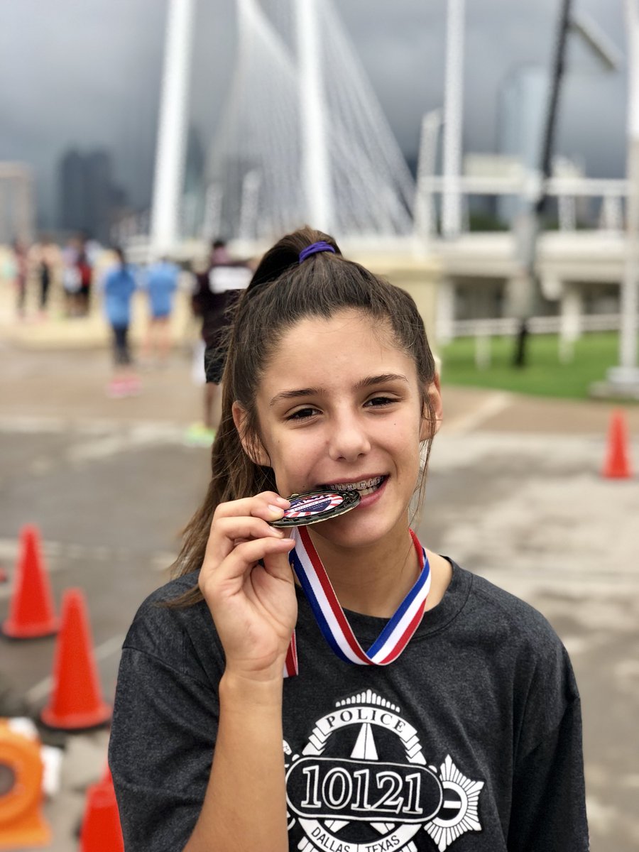 traciefrazier's tweet photo. Freedom Run 2018. Thanks to @dallasjrchamber for another great race! #backtheblue #ATOdallas @Frazier7324 https://t.co/QX96AqA5dm