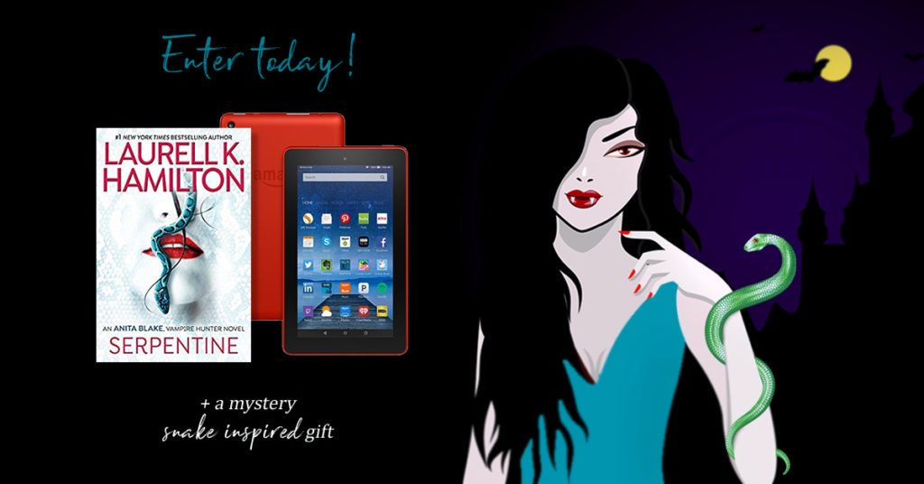 Enter today for a chance to win a fabulous prize pack, including a hardcover copy of Laurell K. Hamilton’s new release, Serpentine, a red Kindle Fire, and a mystery gift sure to give you the slithers. bit.ly/2v4uW8N