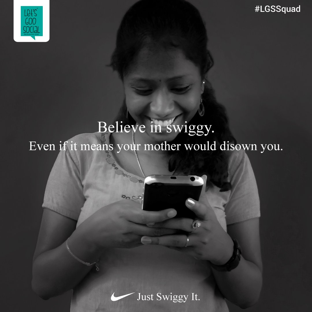 letsgoosocial's tweet photo. When swiggy is your saviour, nothing else matters anymore. #JustSwiggyIt
.
.
#LGSSquad #EmployeeDiaries #JustDoIt #DigitalMarketingAgency #Singapore #Chennai #DigitalMarketing #AgencyLife #AdGuys #LetsGooSocial #LGS #Memes #OrderingOut #Swiggy https://t.co/PF2DgFYdjz