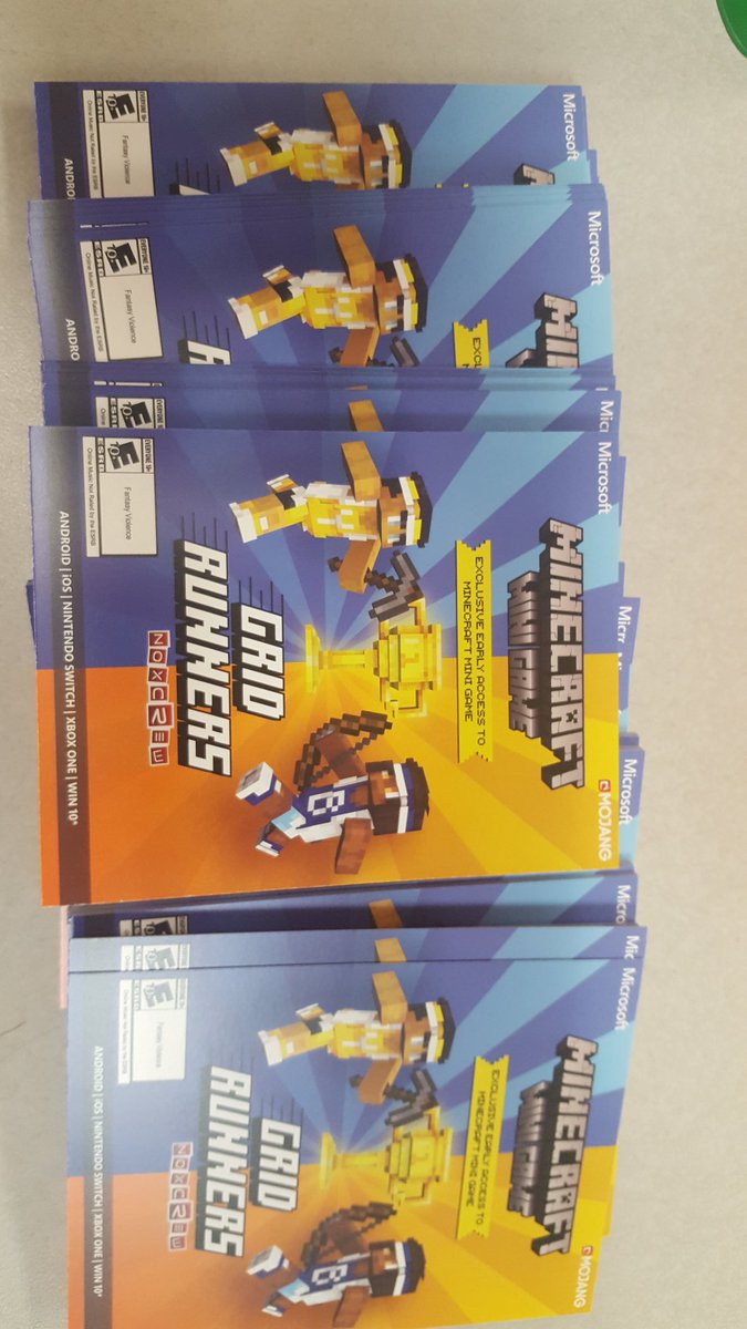 CNMatz's tweet photo. Hey all! I have some extra codes for #gridrunners from @Noxcrew on #Minecraft for the #MinecraftMarketplace!! Just RT to enter. Will be giving many away!!!! https://t.co/0vwUyXac3G