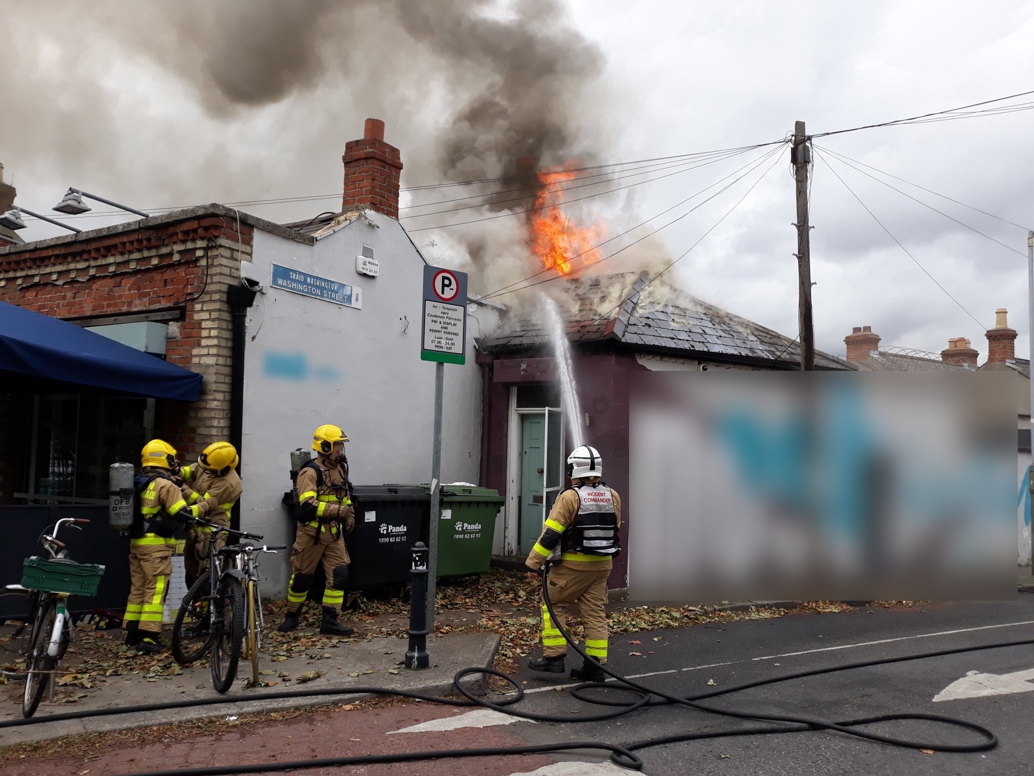 Dublin Fire Brigade on Twitter "3 fire engines & a turntable ladder are dealing with a fire off