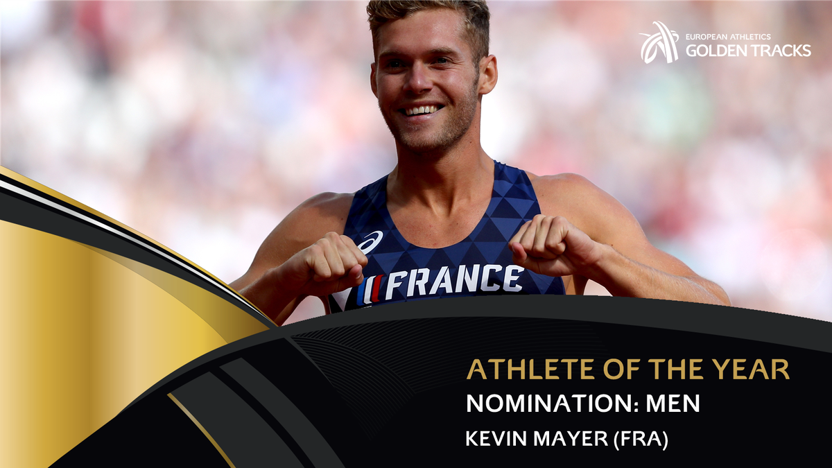RT to vote for Kevin Mayer as your male Athlete of the Year!

Mayer won the world indoor heptathlon title in Birmingham and broke the world decathlon record in Talence with 9126 points.

Voting closes at 12.00 CET on Friday 5 October.
#GoldenTracks
