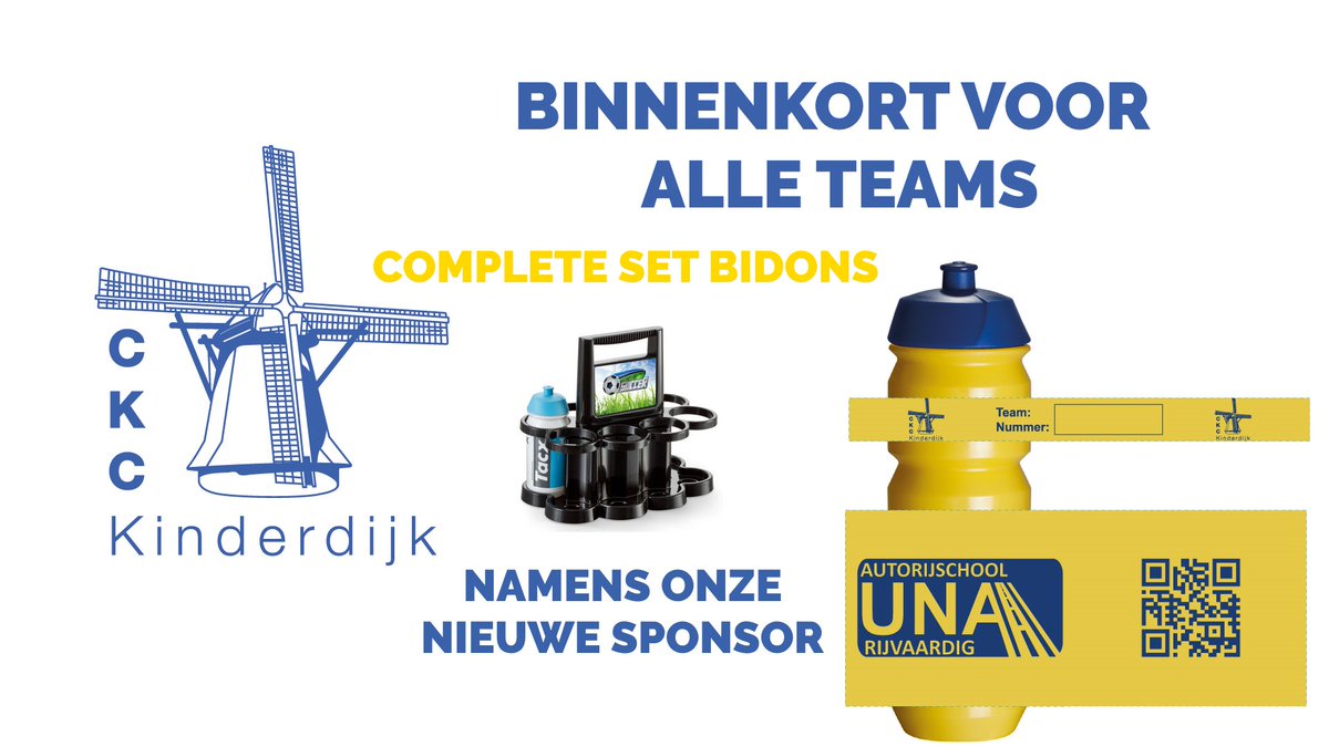 #Bidons #Binnenkort <a href="/ckckinderdijk/">CKC Kinderdijk</a>  #Bedankt <a href="/Unarijvaardig/">Una rijvaardig</a> ⚽️