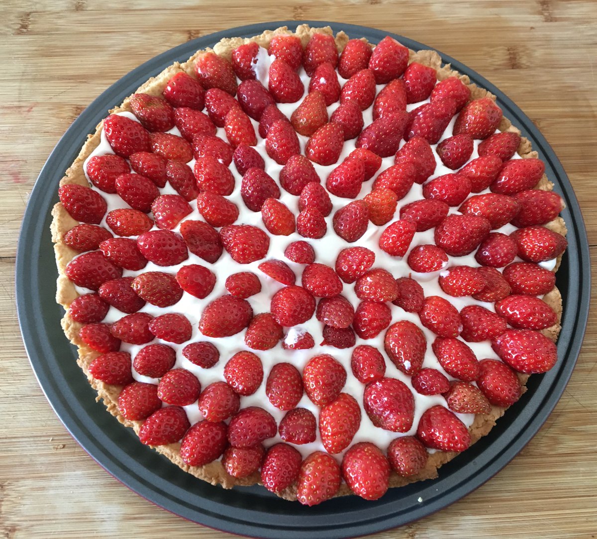 Homemade Tarte aux fraises 🍓 😋