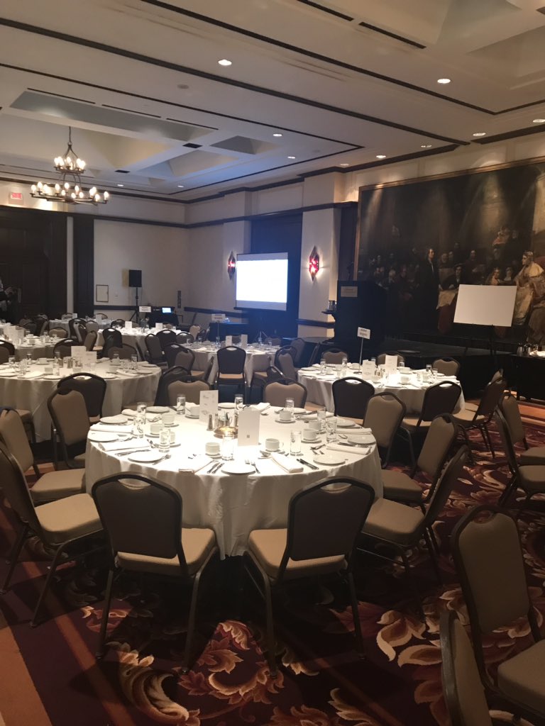 Last preparations before the luncheon, AGM and paper awards! #NFA2018
