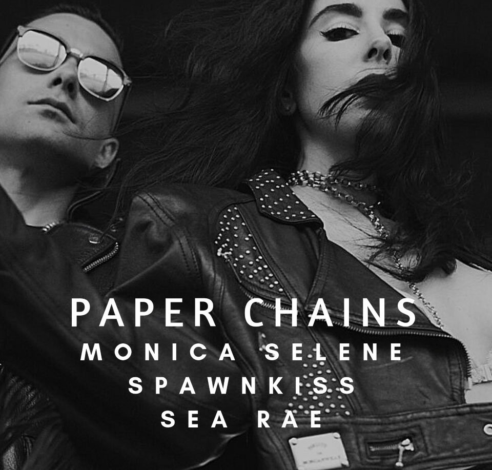 RivoliToronto's tweet image. COMING UP: PAPER CHAINS w/Sea Rae, Monica Selene, Spawnkiss. October 7th. Indie rock/Electro pop dance party! ow.ly/R9YN30lVElI