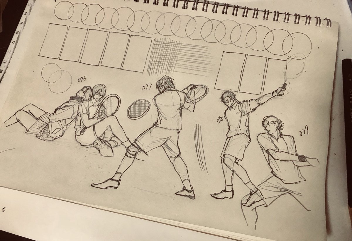 #5分だけ描く #模写1000体マラソン 

何があったか非常にわかりやすいノートです。
もう少し線の練習したら寝ます。 