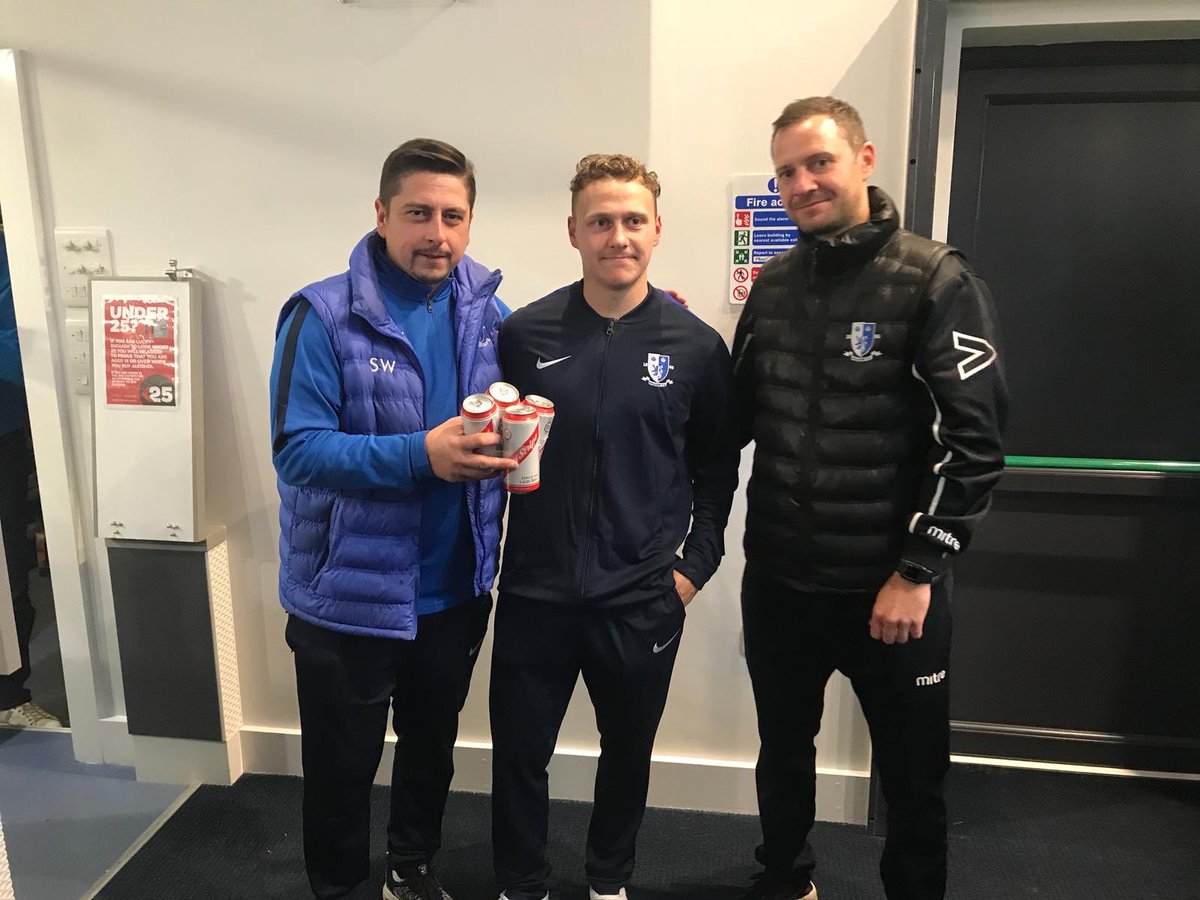 Today’s #HallamFC man of the match Niall Smith