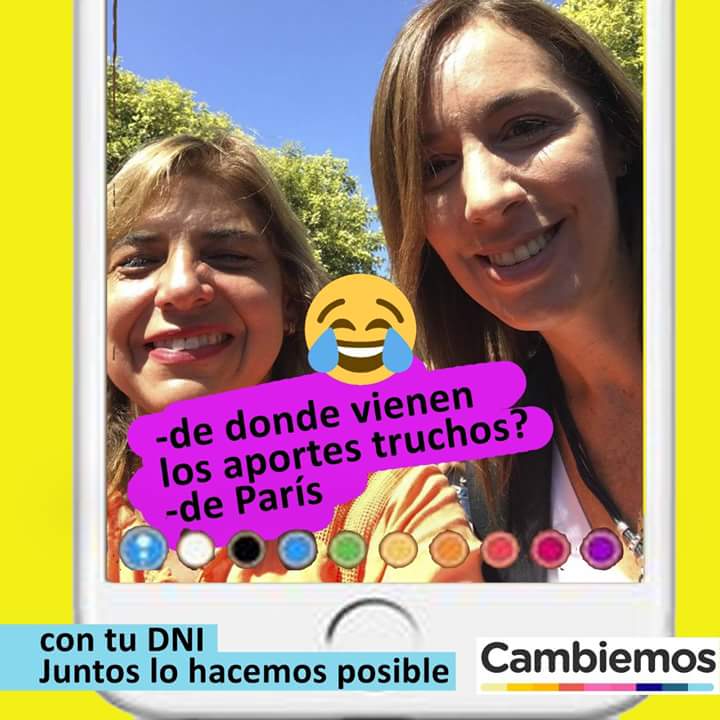 NoDaRisa1's tweet photo. 🛎
#Aportes #AportesTruchos #Cambiemos https://t.co/2b3aQLoL0L