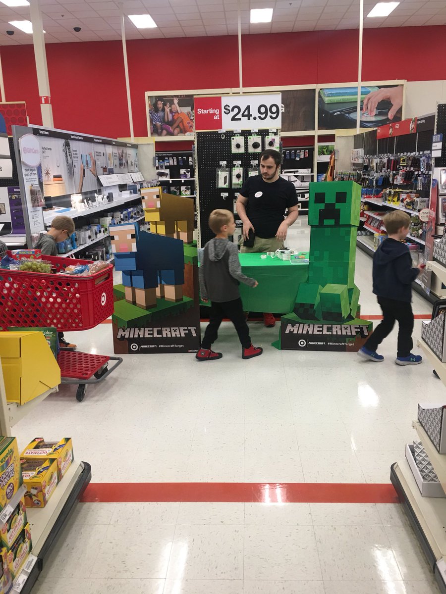Our guests are excited for the #Minecraft scavenger hunt event here at T1792!!! #MinecraftTarget