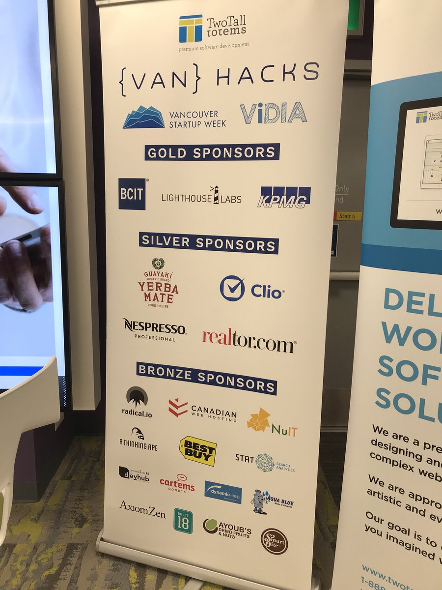 getSTAT's tweet photo. It’s our pleasure to support @vanstartupweek and the #VanHacks Hackathon this weekend. Let the coding begin. 🙌👏 #VSW2018 #techyvr https://t.co/JgrjwHWXl1