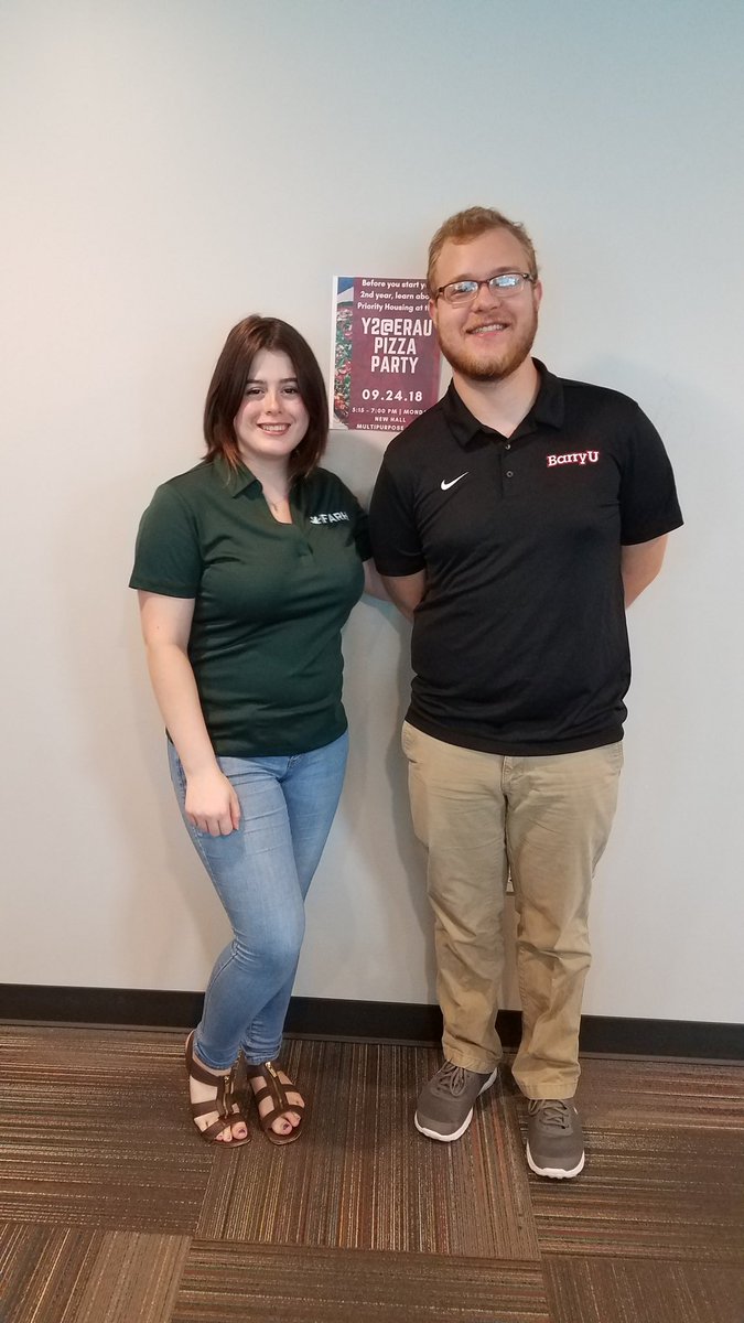 Our President and VP of Public Relations is at #MiniFARH2018! Sabrina is also the Associate Director of Public Relations for the Florida Association of Residence Halls <a href="/FelippeFARH/">FARH</a>