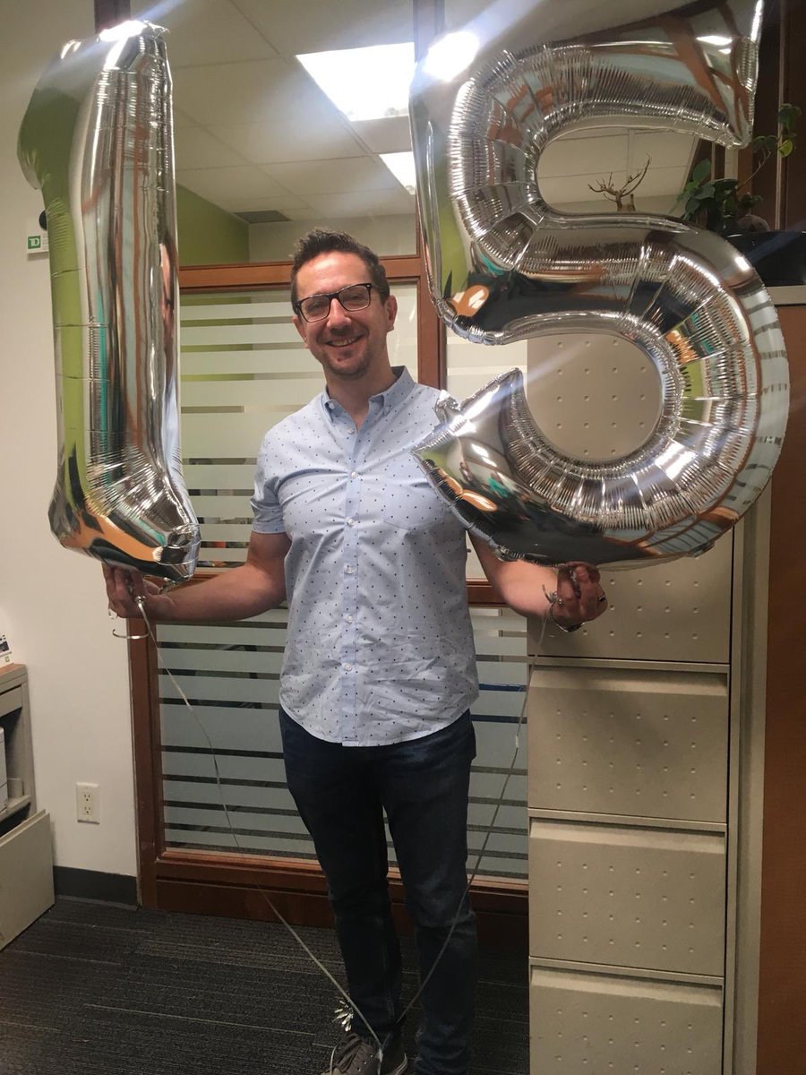 chrislimaTD's tweet photo. Celebrating our very own FA Simon Pozniak a happy 15th TDVersary! Time flies when you’re having fun, Wishing you another 15+ successful years with TD #Congratulations #YouMakeTD #SelectService https://t.co/i7p493yMMU