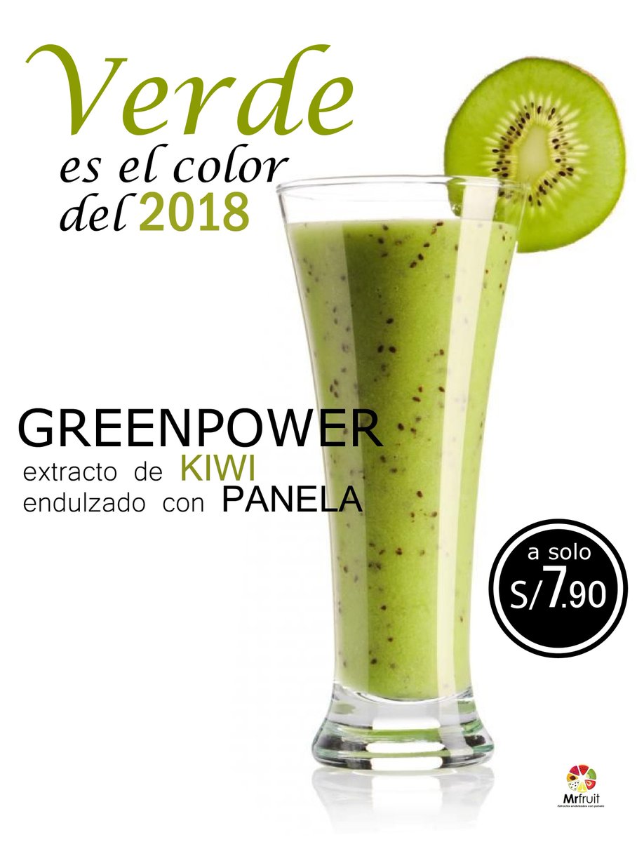 Mrfruit13's tweet photo. Llegó GREENPOWER para ponerte punch las mañanas! 🍏🍐🥒🥝💚
¿Por qué deberías probarlo?. Es extracto de kiwi con panela.
La panela es un tipo de azúcar más saludable, sin ningún tipo de refinamiento, y sobrodo, con alto valor nutritivo!
#Verde #ColorOfTheYear2018 #Mrfruit https://t.co/DV2YzrEQ3x