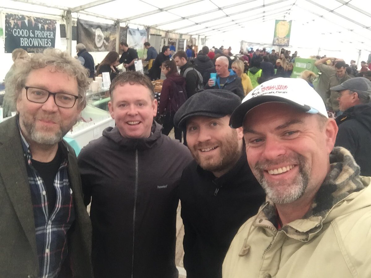 JulesLewisJones's tweet photo. Great To catch up with @WrightsFood @Brynwchef @WelshBassGuide today at @NarberthFood and be part of a Great Q&amp;A in the Pavilion. https://t.co/i39CdXLbQz
