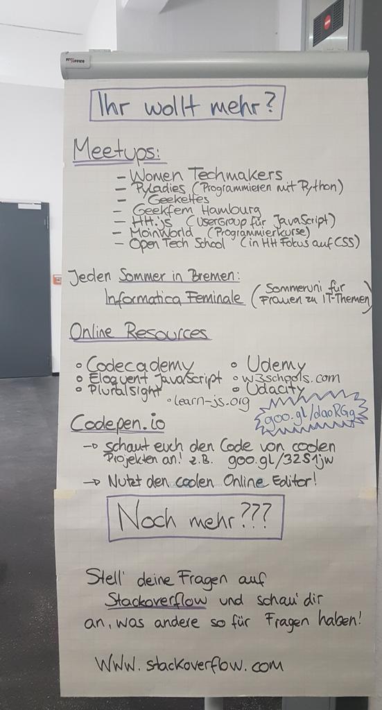 reg_schulz's tweet image. #Meetups für #WomenInCoding in #Hamburg: @WomenTechmakers @pyladies @HHGeekettes @geekfem_ @hhjs @eVmoinworld @OpenTechSchool (zusammengestellt von #ottocodingcamp @otto_jobs ) #digihh #oerBausteineHH #DigitaleBildung