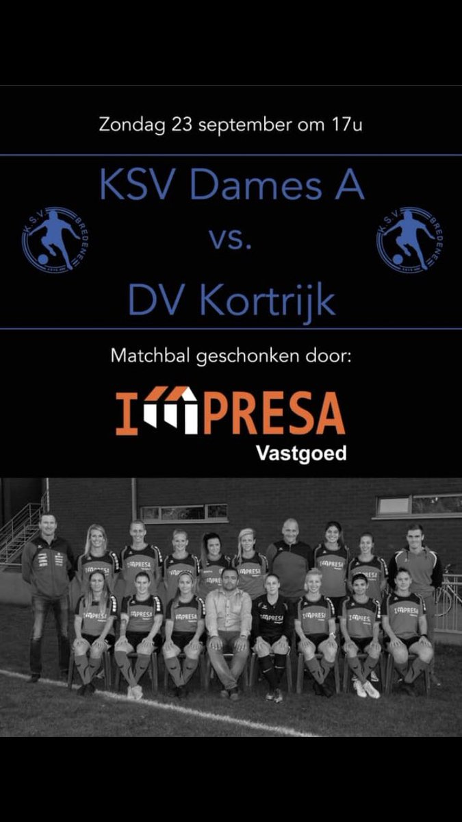 Tomorrow matchday: KsvBredene A vs Dv Kortrijk! ⚽️🚀. #revenge #vlammen #ksvbredene #womansoccer #wecandoit @saartjemetsu @alaia_chaffart