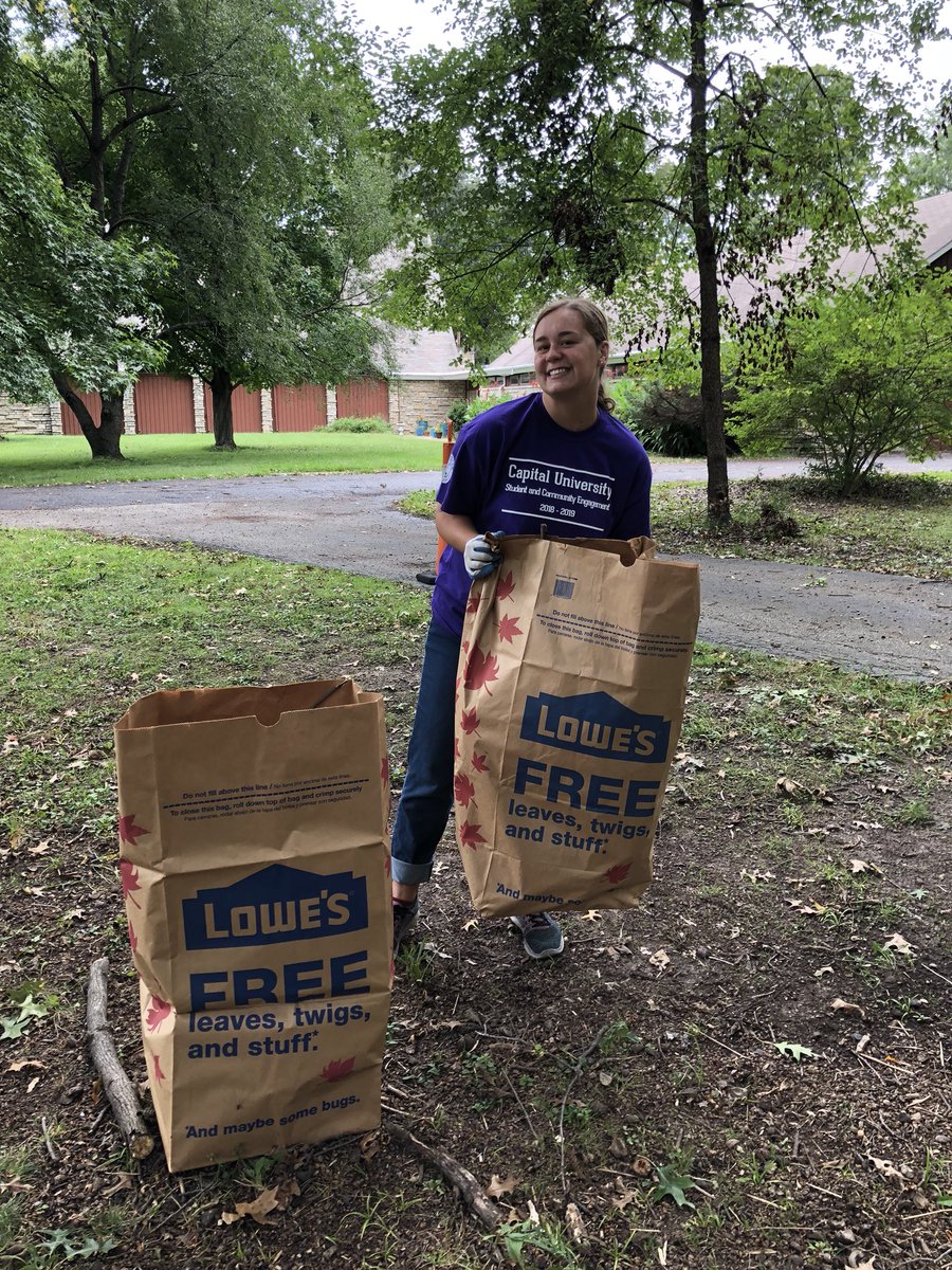 cweis35's tweet photo. #CUEngages #crusaderdayofservice #capfam https://t.co/OXRX8m6oYe