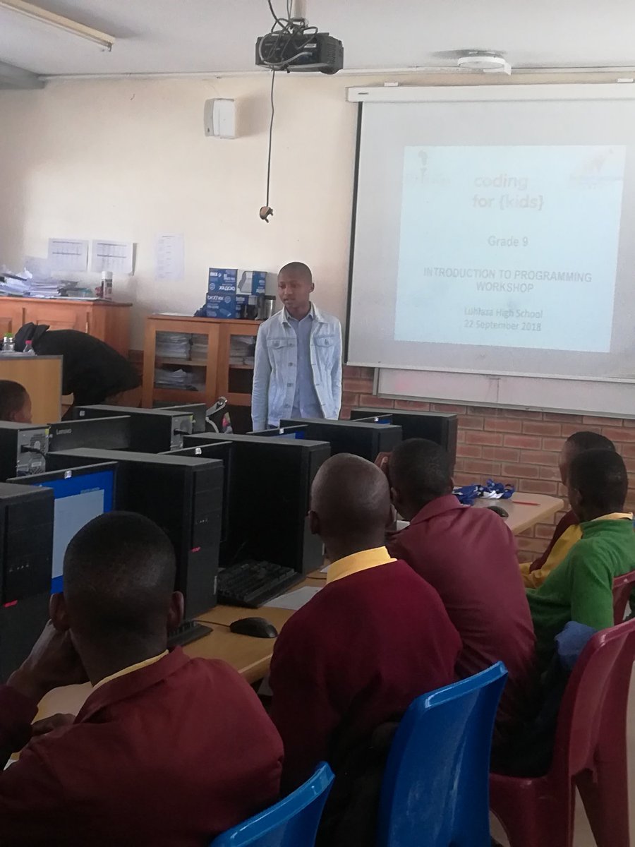FanelwaA's tweet photo. #STEMeducation using #coding and fun and active #lifeskills sessions curiosity of @QawengeMfundo, @AfrikaCanFDN and @ThopeF. Creating the next generation of #kasiscientists. #STEMeducation #coding #ScienceSaturday https://t.co/AR7ihCx617