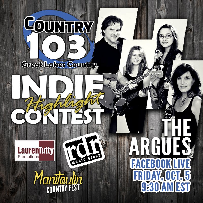Excited to announce that we are semi-finalists in <a href="/GLCountry103/">Country103</a>'s Indie Highlight Contest!! More details soon! #MCF2019 #CHAWCountry