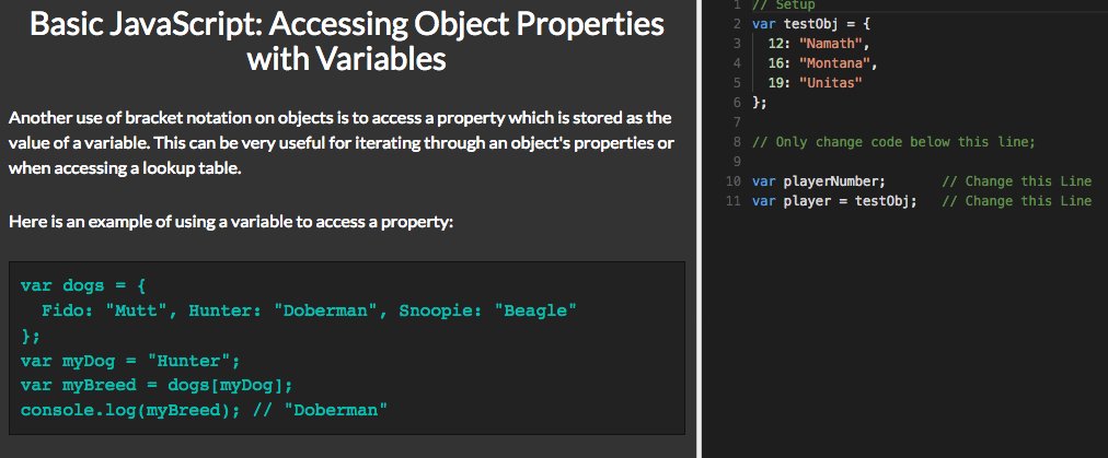 alimentadorweb's tweet image. Dia 24 / 100 working with #javascript #freecodecamp"Accessing Object Properties with Variables" Good #codeweekend #100DaysOfCode #100diasdecodigo