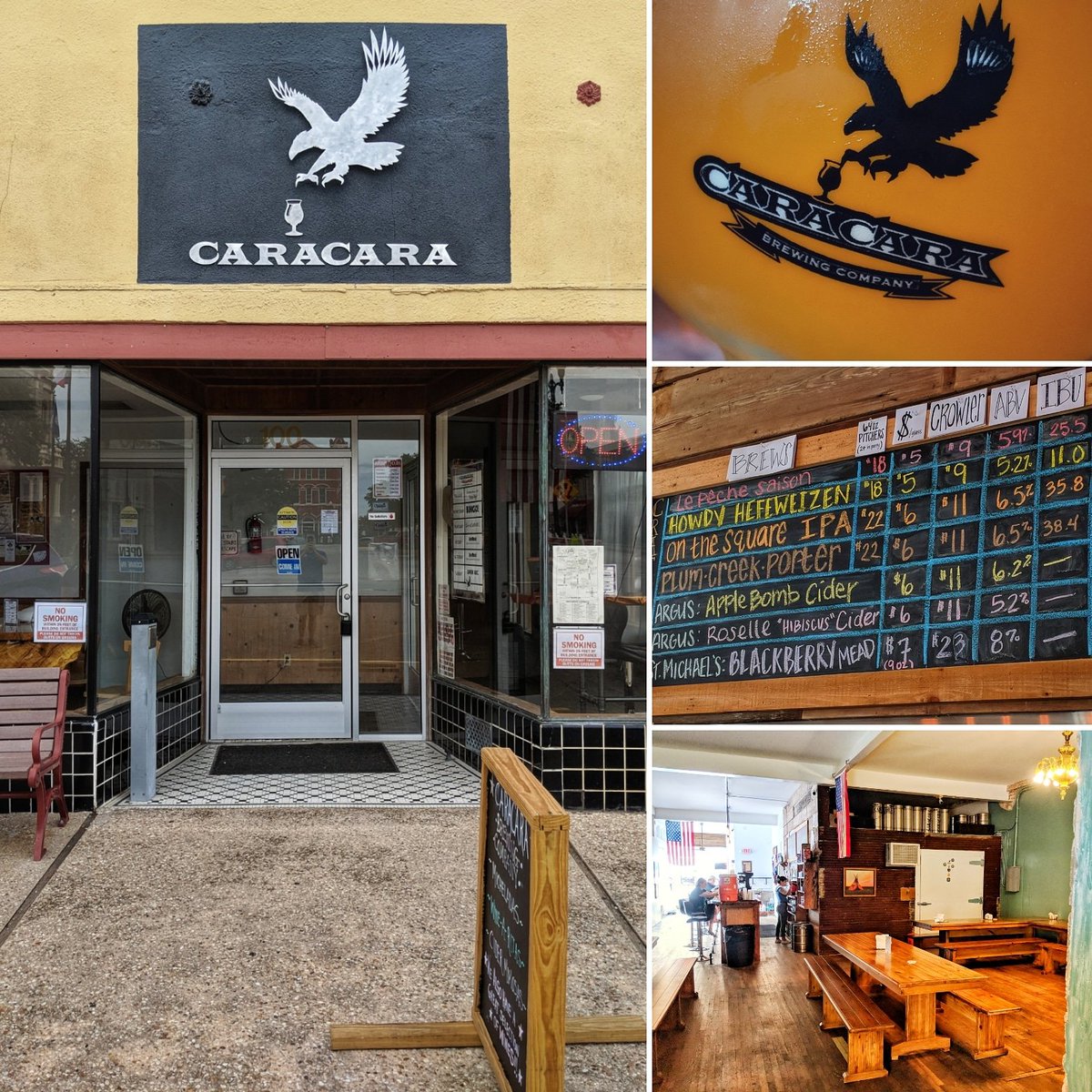 Started out with Smitty's for lunch, and now...<a href="/caracarabrewing/">Caracara Brewing</a> beer. I love Texas! #texasbeer #lockhart #caracarabrewing #beercation