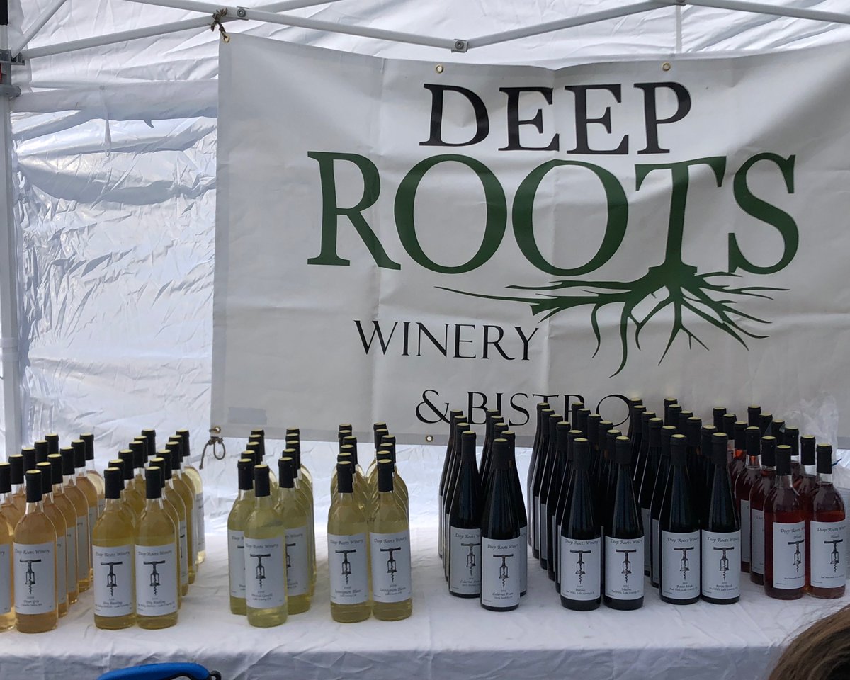 All set up and ready for the noon opening of the Erie Wine festival!  It's going to be a great day!  Hope to see you!