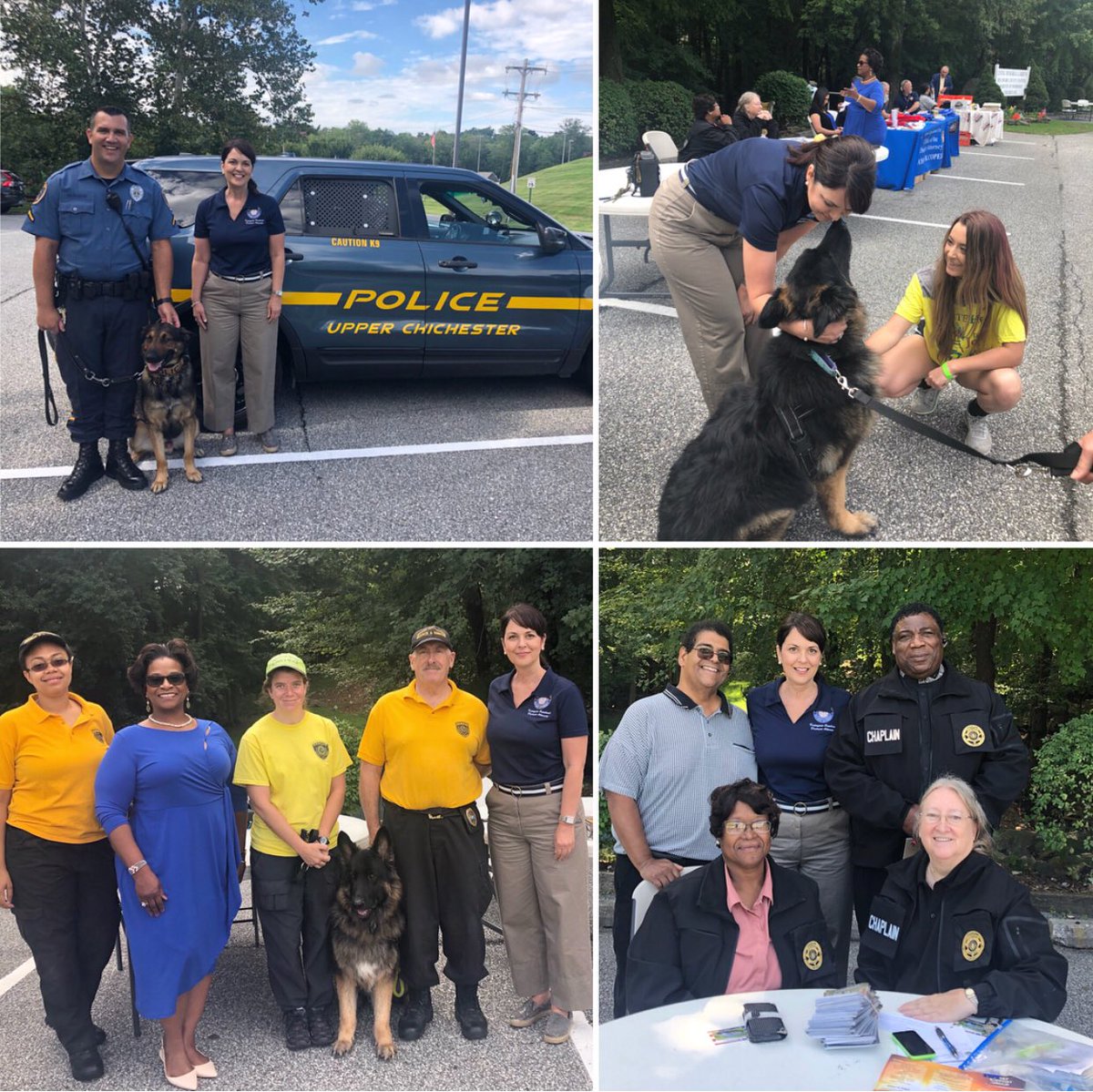 DaKATCopeland's tweet photo. Today we joined the Spirit to host a community event #missingyou for families hurting from the tragic and sudden loss of a loved one. Thank Upper Chichester Police Patrolman Brinkman &amp; K9 Ringo, PSP, @gpsar &amp; K9 Cinder and thr DA’s Criminal Investigation Division #hope #upperchi https://t.co/hvhbQTx3Gm