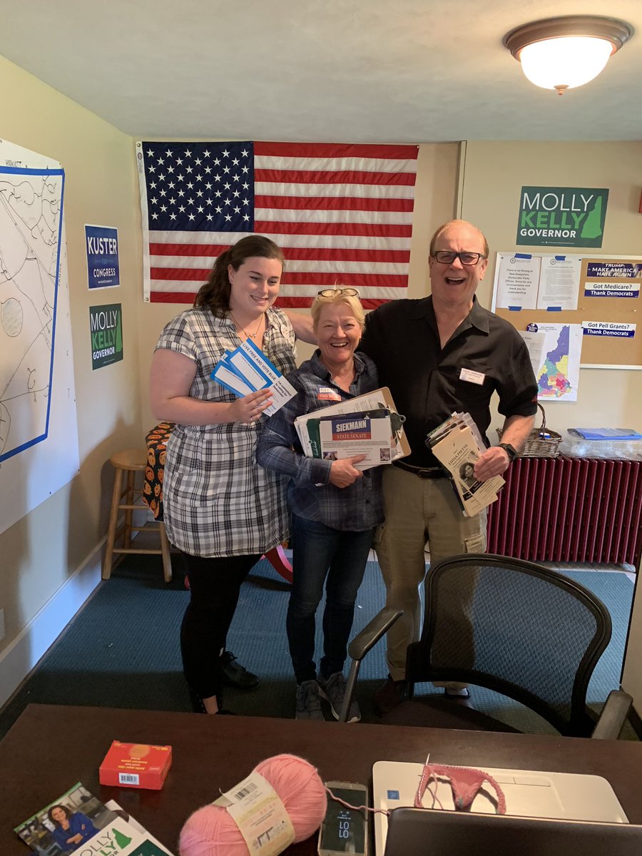 SiekmannForNH's tweet photo. I’m out canvassing in #Londonderry #Hudson because we are going to win this election by leaving it all out on the field. #NHPolitics #TeamTammy #NHUnited https://t.co/R7IUOxYOb7