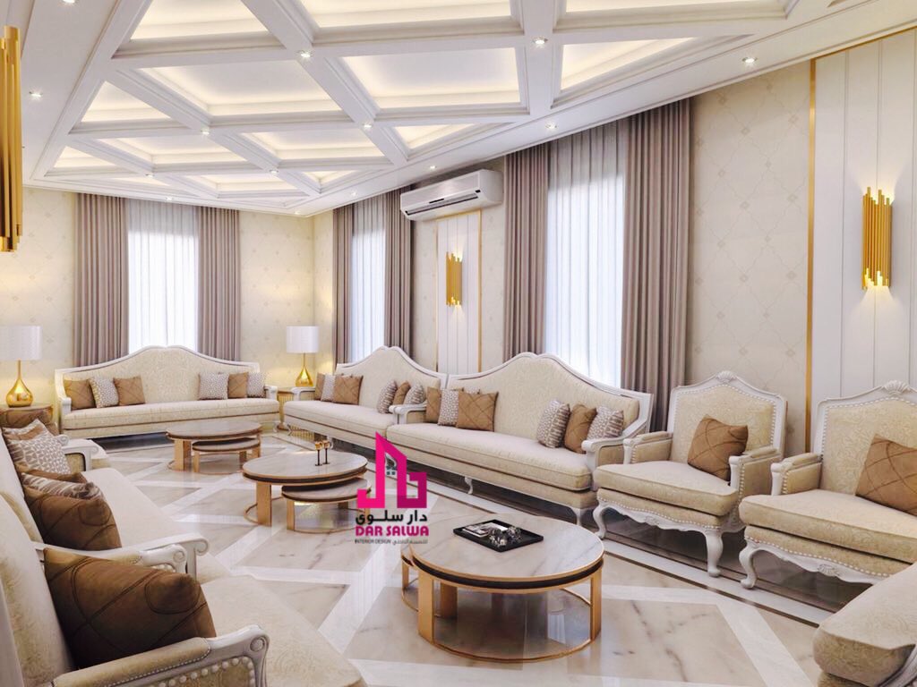 DAR SALWA™️ تصميم ديكور on Twitter "من أعمالنا تصميم داخلي3D لعدد من