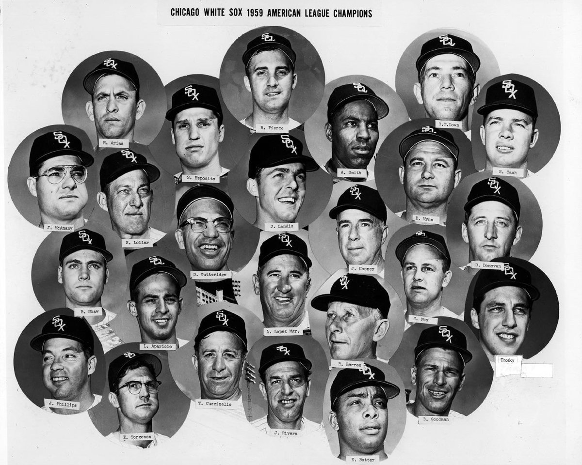 Chicago White Sox on X: #OTD in 1959: The #WhiteSox clinched the