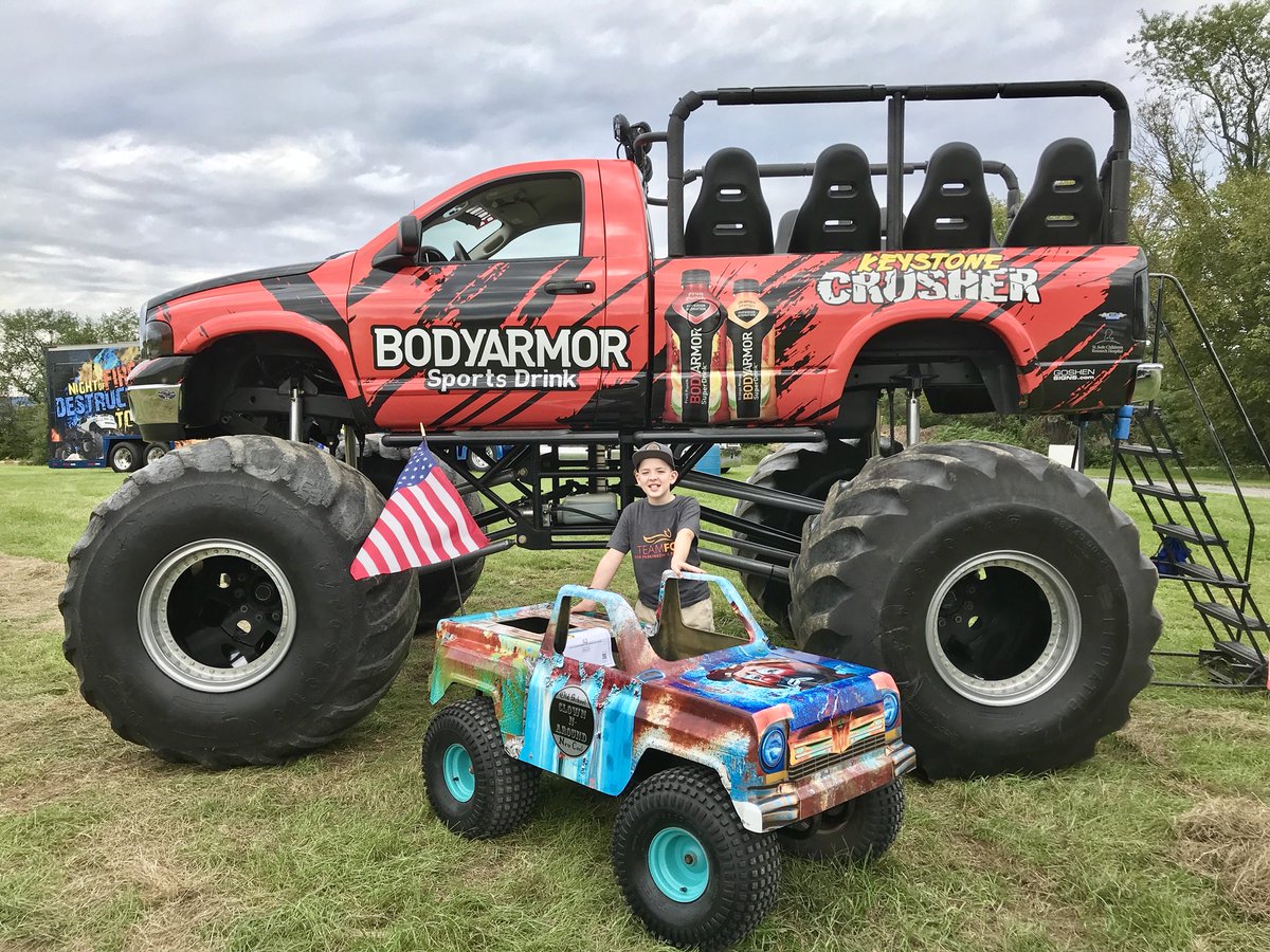 RmmKevin's tweet photo. Great day with team @ksrmotorsports #monstercraft #prettyfast #clownnaround @themisfits @HomeDepot @keystonecrusher @BKTtires https://t.co/o1NVsTCTSD