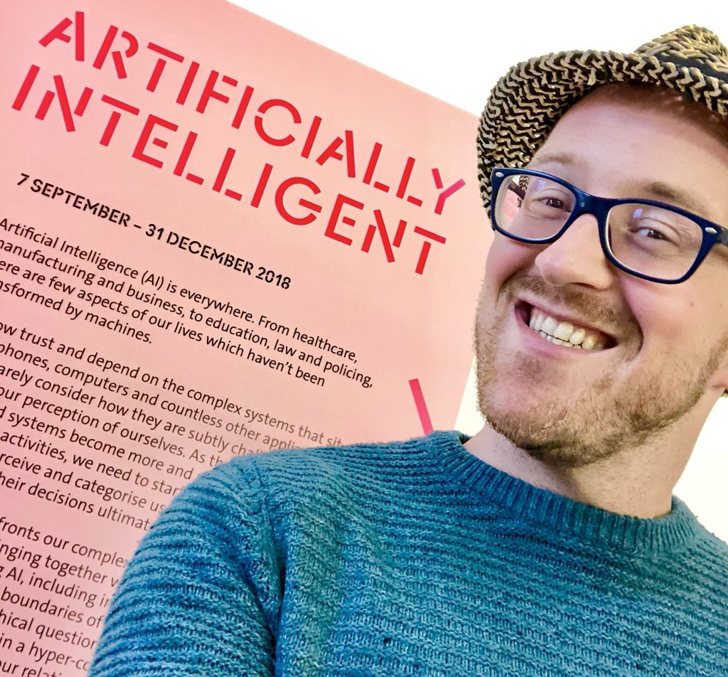 glynnpegler's tweet photo. Fantastic time at the @V_and_A #DigitalDesign Weekend. Huge congrats to @irini_mirena &amp; colleagues. Part of ‘Artificially Intelligent’, for @L_D_F. Insights from @mozilla, @amazon &amp; many more.

#ai #digital #SocialJustice #bias #data #MachineLearning #design https://t.co/AtbBAMQYwj
