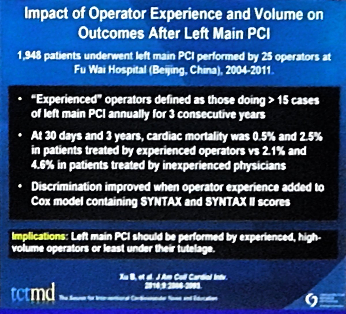 NishithChandra's tweet image. Criteria of an “ Experienced LM operator” #TCT2018 #TCTConference