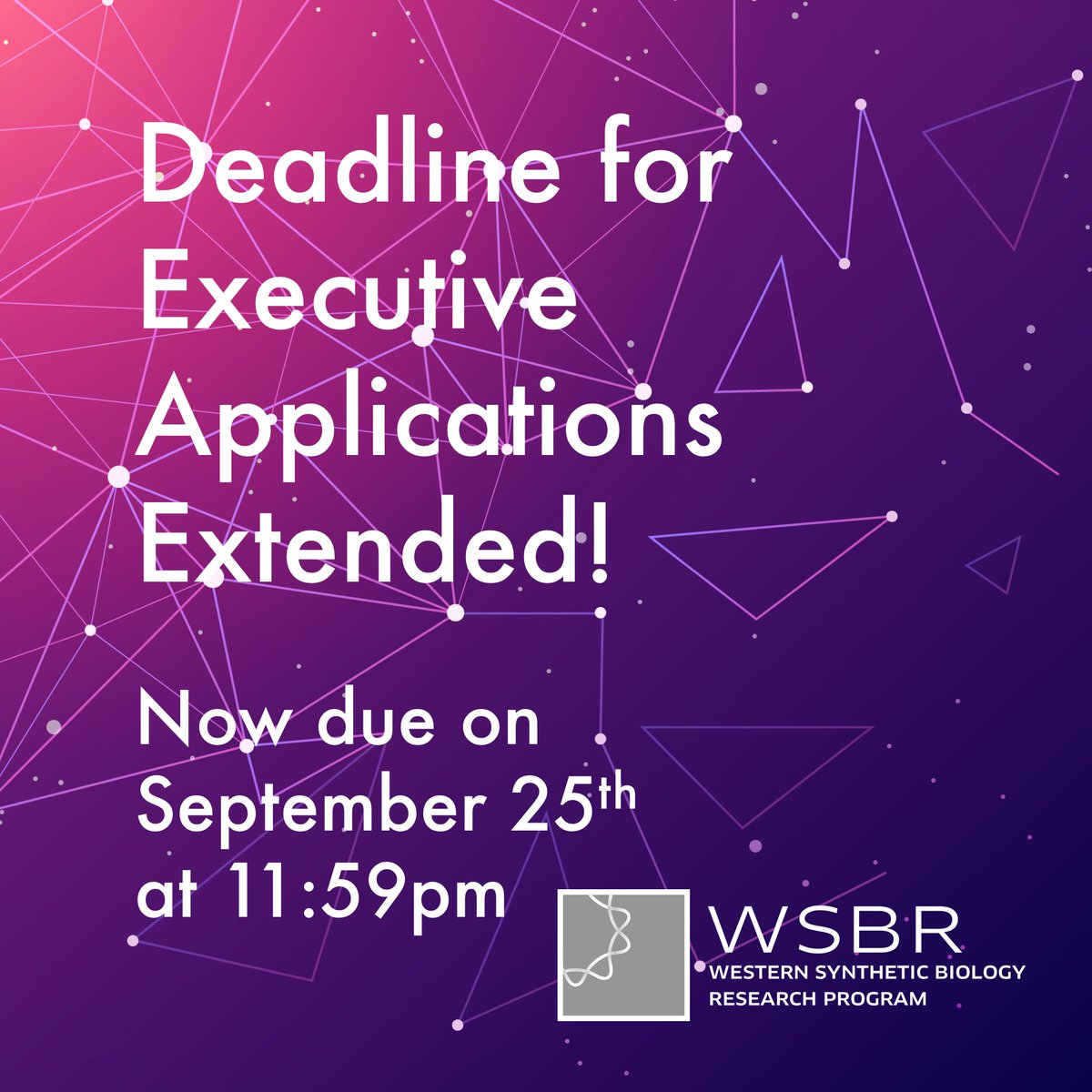 Western Synthetic Biology Research Program tweet media