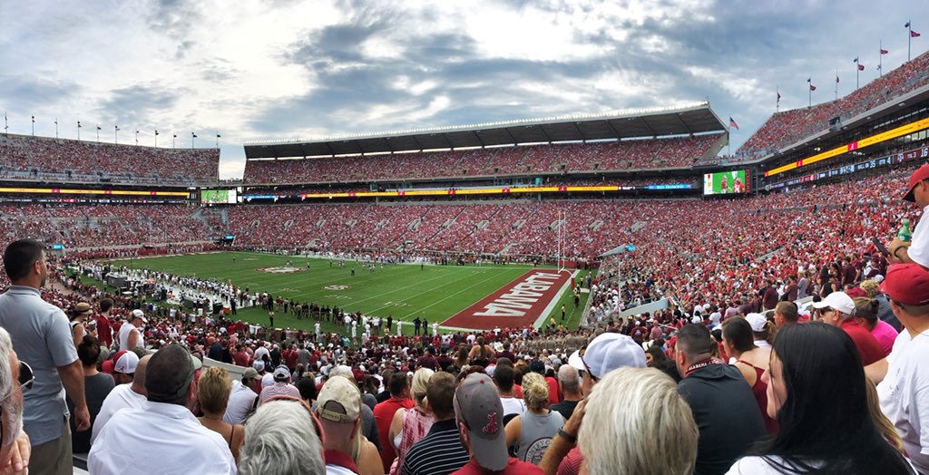 The Tide is Rolling! #RollTide #RollTideRoll <a href="/UA_Athletics/">Alabama Athletics</a> <a href="/AlabamaFTBL/">Alabama Football</a>
