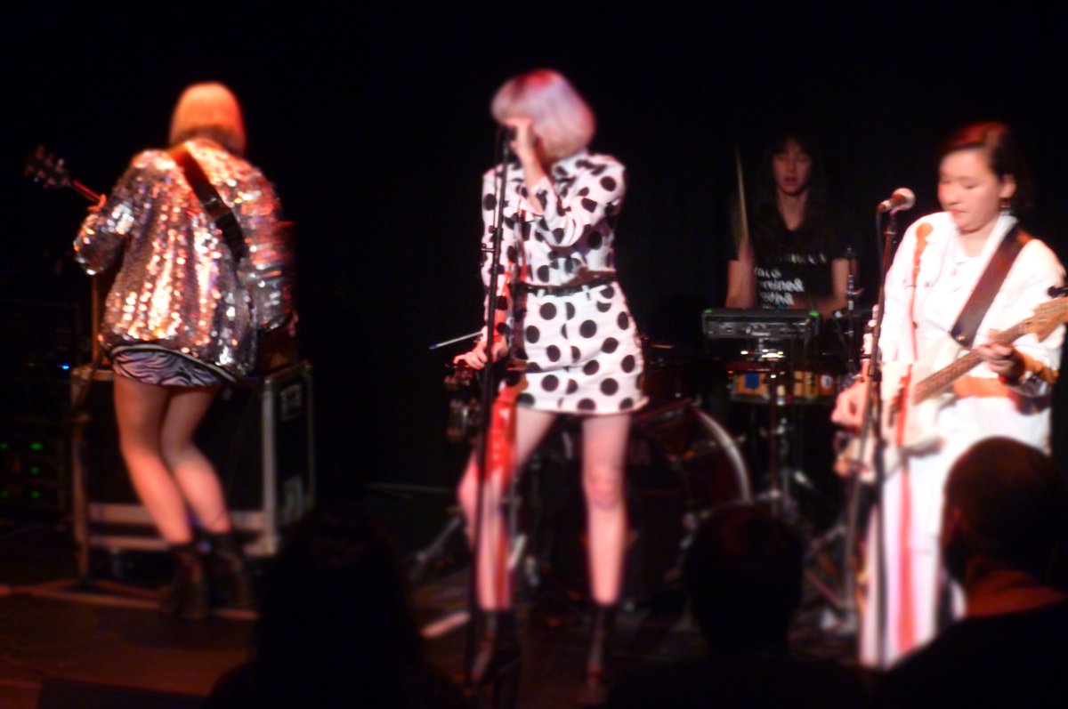 BlueCheroot's tweet photo. An absolutely brilliant set from @TracksDarlo #LTH18 headliners @WeArePins https://t.co/Ex0fTA6oZ1