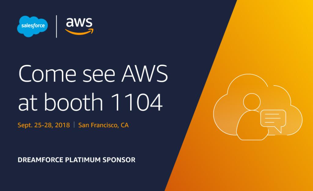 awscloud's tweet photo. Join AWS &amp; Autodesk, Intuit &amp; @Stonehengenyc sessions #DF18 for some examples of how our customers benefit from AWS &amp; Salesforce service integrations. https://t.co/aTGRjGJuxl https://t.co/yOJhwpnBNz
