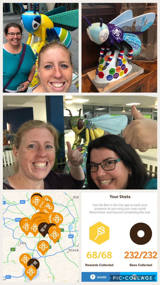 What a lovely summer of catch ups with <a href="/BecsPatten/">becky patten</a> today we completed our mission to see all 232 bees #BeeInTheCity