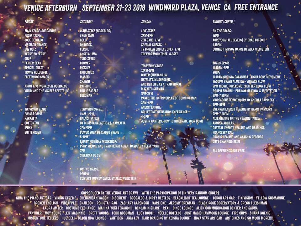 GeniusLociFest's tweet image. First day of the #VeniceAfterburn done.  2 more days to go of beach party! Come join us today and tomorrow next to the #VeniceBeach skatepark for some more of that Playa vibes.  #LA