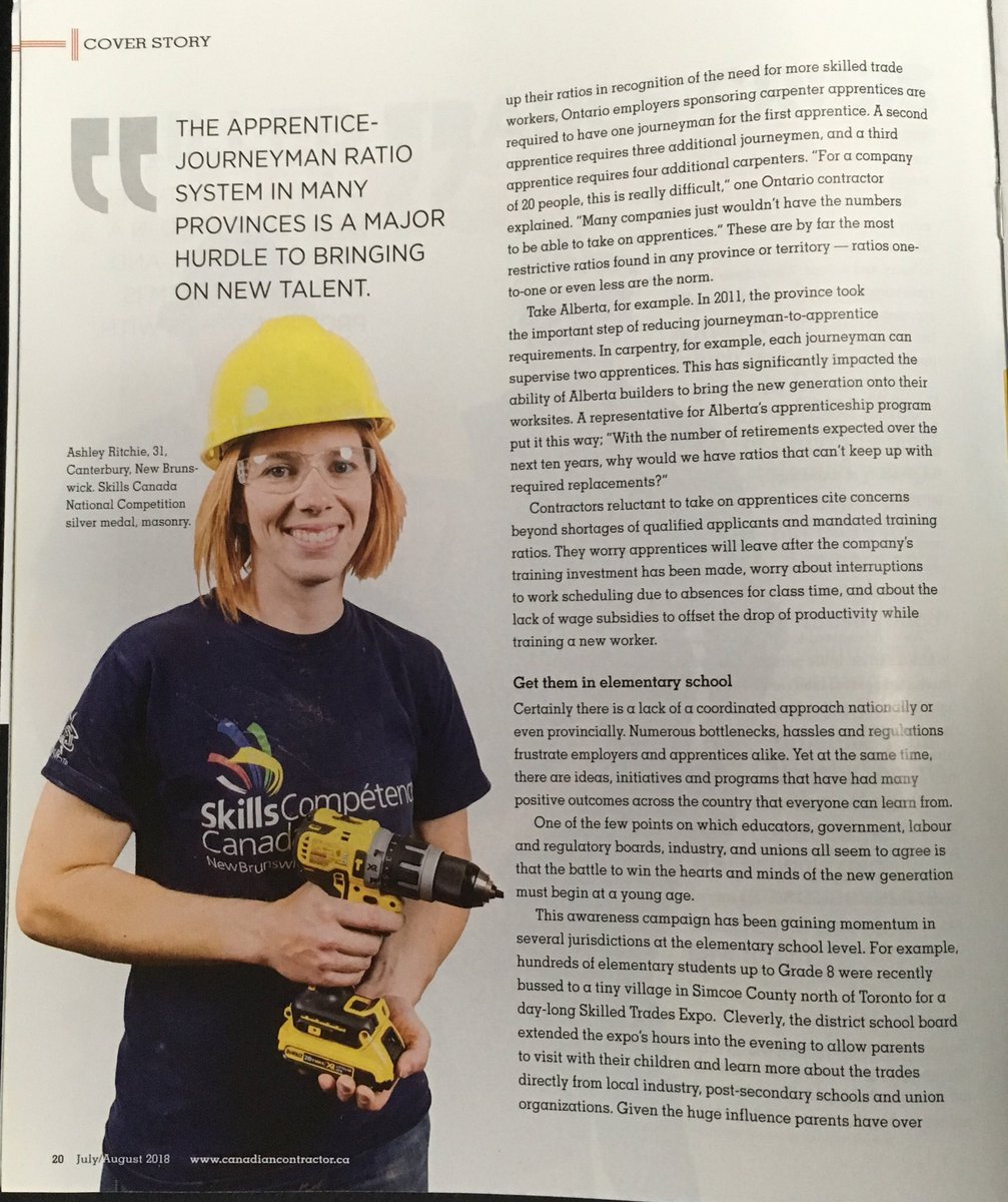 EsteemWomen's tweet photo. Our #GoSETT members/mentors r everywhere!Saw this in local garage rack! @anbent29 Ashley 3xmedal winner G,S,B @Skills_Canada #SkilledTrades https://t.co/sFap62mL0F
