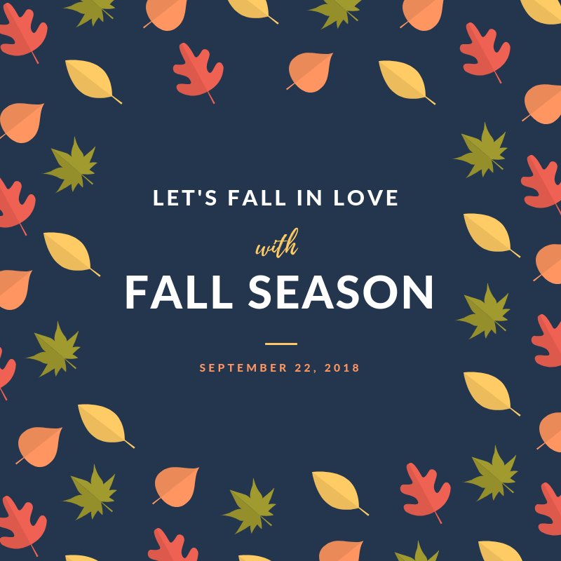 Happy #FirstDayOfFall!