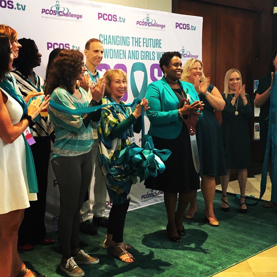 PCOSnutrition's tweet photo. A fantastic day learning & raising awareness about #PCOS at the @pcoschallenge PCOS Symposium in Orlando! #pcosc18 https://t.co/n0G6oXamXl