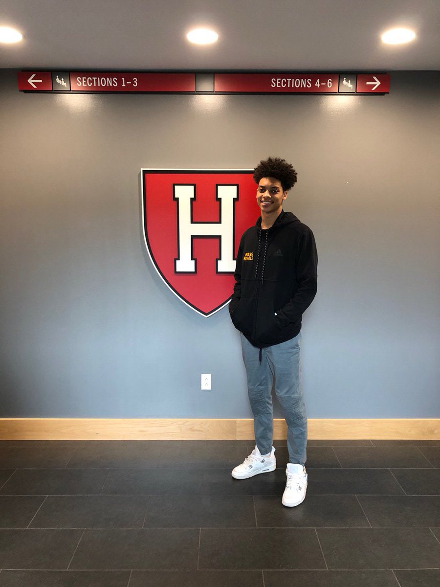 RivalsNation's tweet photo. Dallion Johnson on an unofficial visit to Harvard today. https://t.co/i2zAcnhPCa