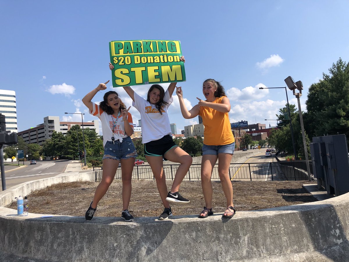 NHS Parking Today! Go Vols!