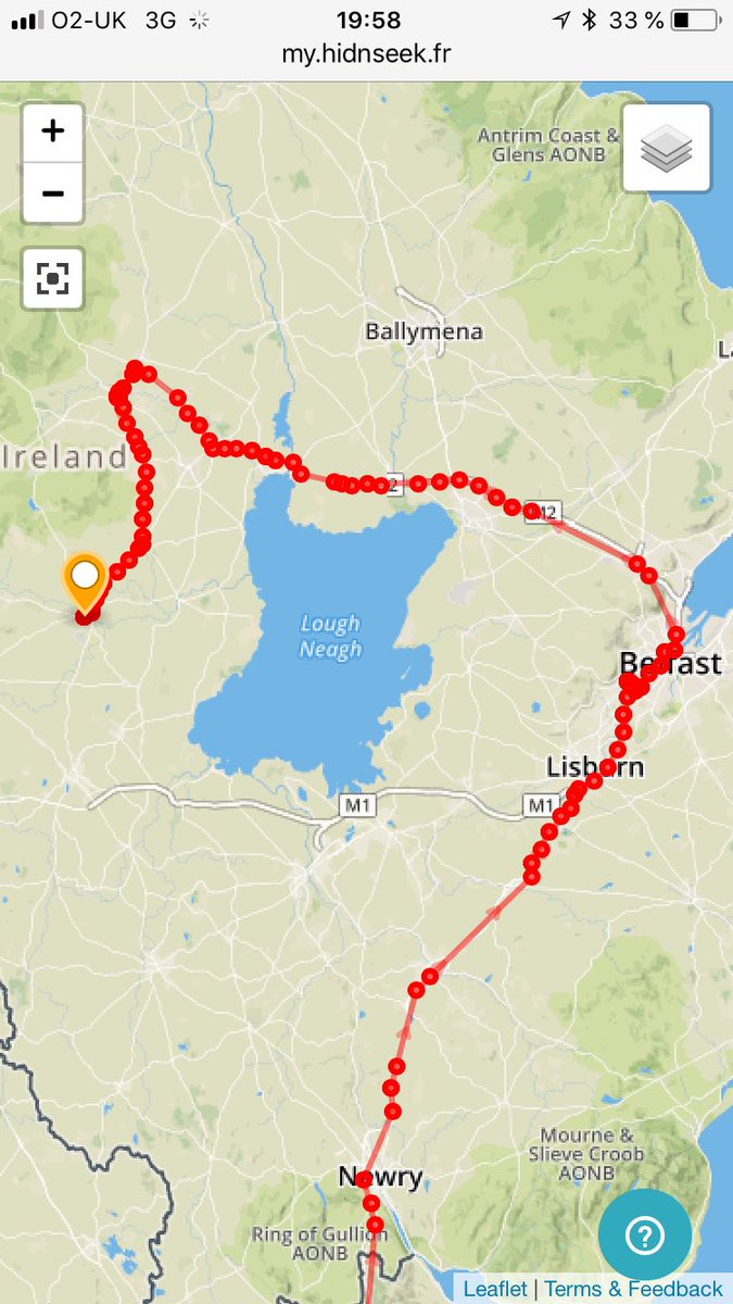 ttn_nimes's tweet photo. in only couple of months Northern Ireland @thethingsntwrk has been deployed... it was not long for @MyHidnSeek GPS tracker to give it a go. Congrats folks. #iot https://t.co/OI9szBpDhr