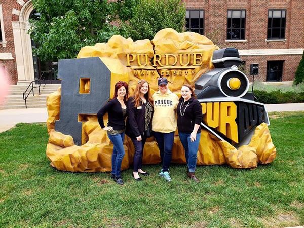 Purdue_Railyard's tweet photo. Happy Homecoming Purdue! What a great day with #startupPurdue! We are so glad to be a part of this entrepreneurial community!
#TakeGiantLeaps #Purdue150 #765entrepreneurship #boilerup https://t.co/EuO5SKM7K4