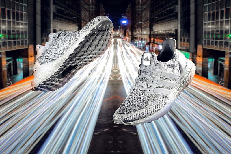 ultra boost 2.0 white reflective on feet