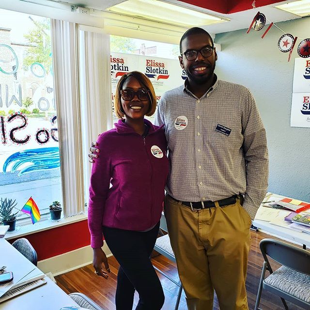 Derslaughter's tweet photo. #Teamslaughter back at it again! #bluewave https://t.co/MPUfeNQab8 https://t.co/rlaW77Jv6J